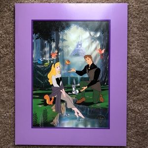Walt Disney's Sleeping Beauty Exclusive Commemorative Disney Store Lithograph